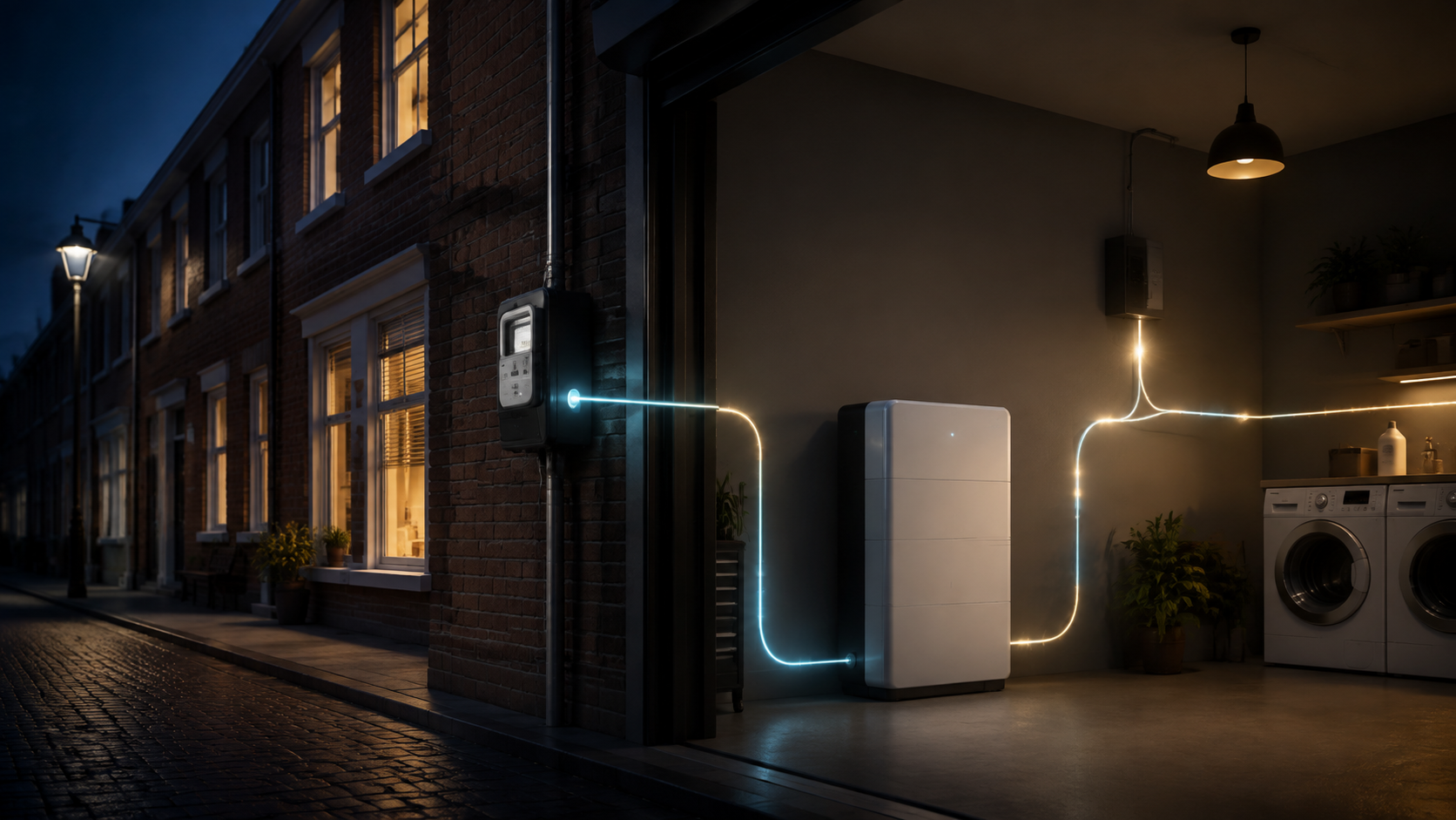 Thuisbatterij zonder zonnepanelen in een Nederlandse woning